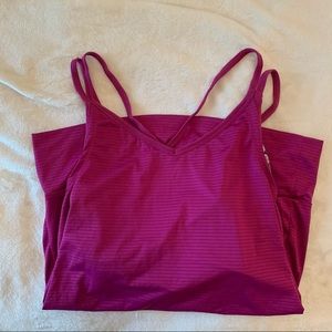 Hyba activewear workout tank purple sports bra
